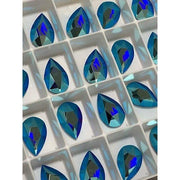 2303 Swarovski Pear Cobalt Shimmer - OceanNailSupply