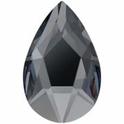 2303 Swarovski Pear Graphite Flatback - OceanNailSupply