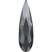 2304 Swarovski Raindrop Silver Night - OceanNailSupply