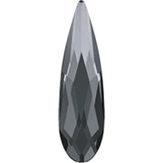 2304 Swarovski Raindrop Silver Night - OceanNailSupply