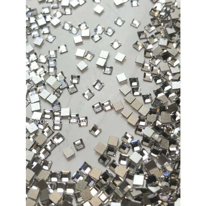 2400 Swarovski Square Flatback Collection - OceanNailSupply