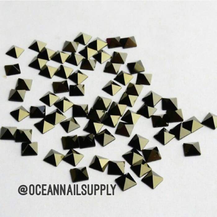 2415 Swarovski Square Pyramid Flatback Collection - OceanNailSupply