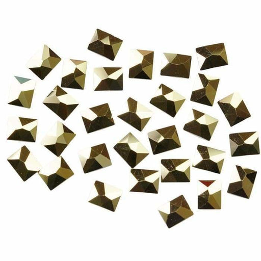 2520 Swarovski Cosmic Rectangle Aurum - OceanNailSupply