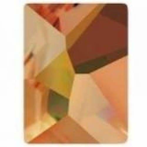 2520 Swarovski Cosmic Rectangle Copper - OceanNailSupply