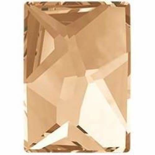 2520 Swarovski Cosmic Rectangle Golden Shadow - OceanNailSupply