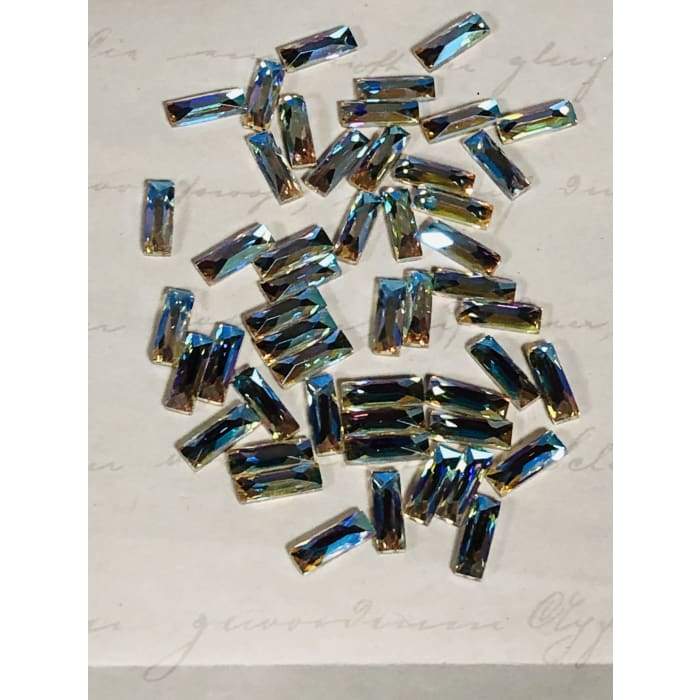 2555 Swarovski Cosmic Baguette Crystal Shimmer - OceanNailSupply