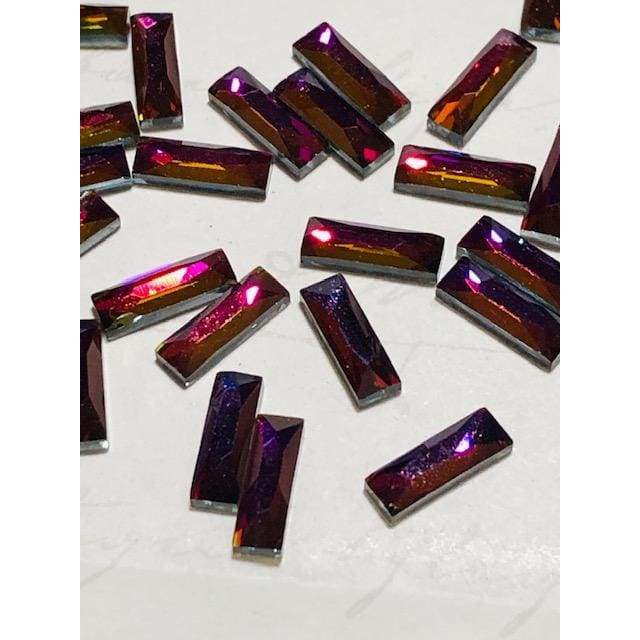 2555 Swarovski Cosmic Baguette Volcano - OceanNailSupply