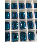 2602 Swarovski Emerald Cut Bermuda Blue - OceanNailSupply
