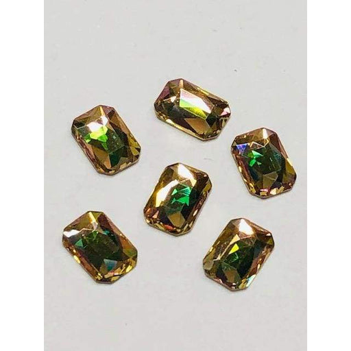 2602 Swarovski Emerald Cut Luminous Green (New) - OceanNailSupply