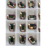 2602 Swarovski Emerald Cut Luminous Green (New) - OceanNailSupply