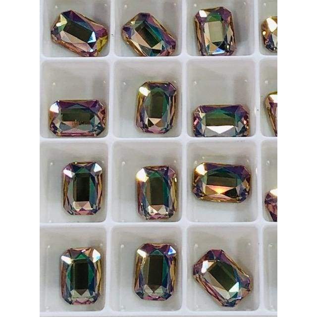 2602 Swarovski Emerald Cut Luminous Green (New) - OceanNailSupply