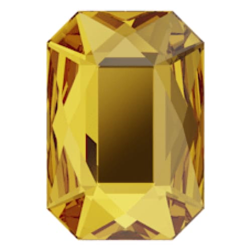 2602 Swarovski Emerald Cut Sunflower - OceanNailSupply