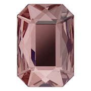 2602 Swarovski Emerald Cut Vintage Rose - OceanNailSupply