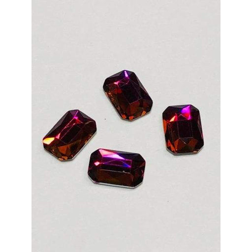 2602 Swarovski Volcano Emerald Cut (S) NEW - OceanNailSupply