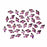 2709 Swarovski Rhombus Fuchsia - OceanNailSupply