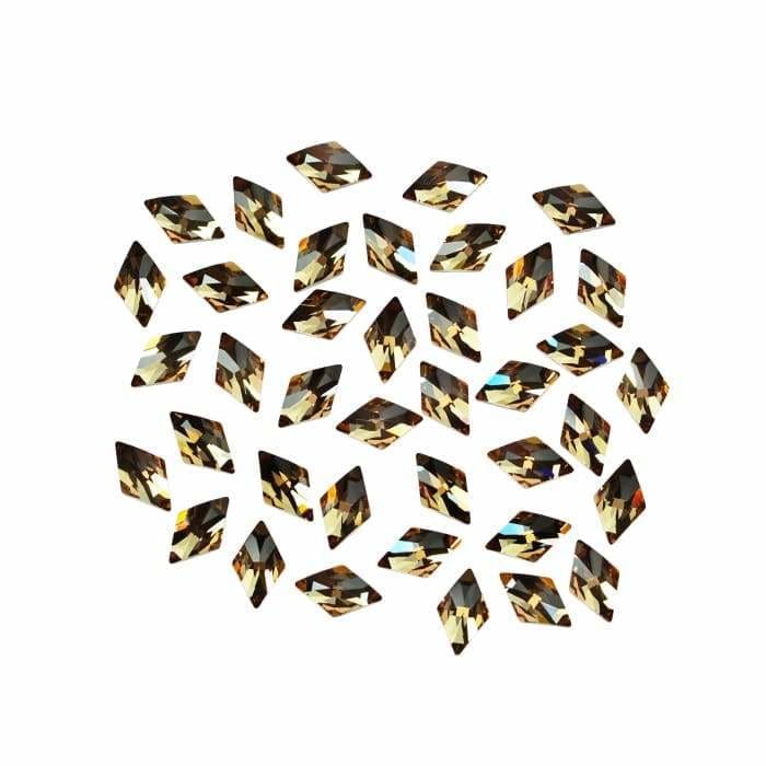 2709 Swarovski Rhombus Light Colorado Topaz - OceanNailSupply