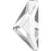 2738 Swarovski Triangle Alpha Crystal - OceanNailSupply