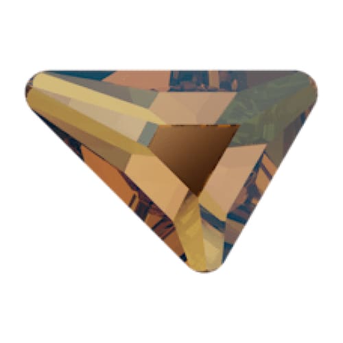 2739 Swarovsk Triangle Beta Light Colorado Topaz Shimmer - OceanNailSupply