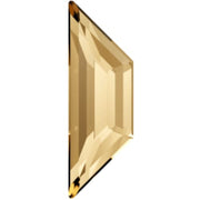 2772 Swarovski Trapeze Golden Shadow - OceanNailSupply