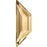 2772 Swarovski Trapeze Golden Shadow - OceanNailSupply
