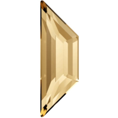 2772 Swarovski Trapeze Golden Shadow - OceanNailSupply