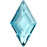 2773 Swarovski Diamond Shape Aquamarine - OceanNailSupply