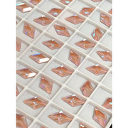 2773 Swarovski Diamond Shape Dusty Pink DeLite UF - OceanNailSupply