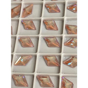 2773 Swarovski Diamond Shape Dusty Pink DeLite UF - OceanNailSupply