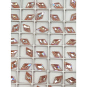 2773 Swarovski Diamond Shape Dusty Pink DeLite UF - OceanNailSupply