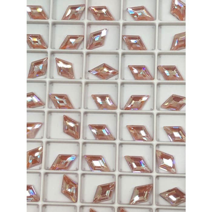 2773 Swarovski Diamond Shape Dusty Pink DeLite UF - OceanNailSupply