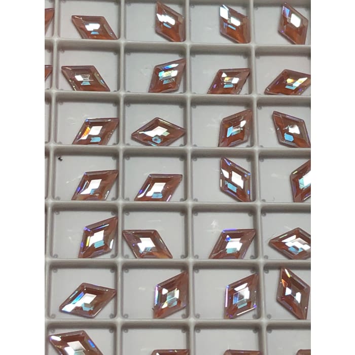 2773 Swarovski Diamond Shape Dusty Pink DeLite UF - OceanNailSupply