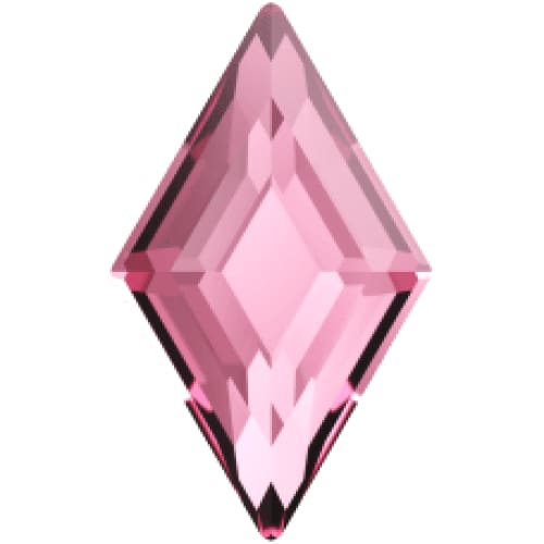 2773 Swarovski Diamond Shape Light Rose - OceanNailSupply