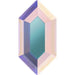 2776 Swarovski Elongated Hexagon Collection - OceanNailSupply