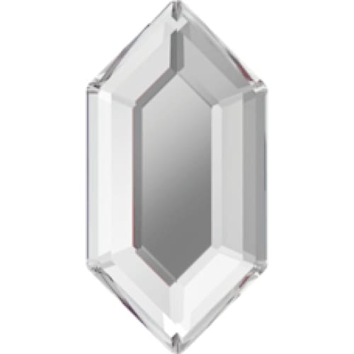 2776 Swarovski Elongated Hexagon Crystal - OceanNailSupply