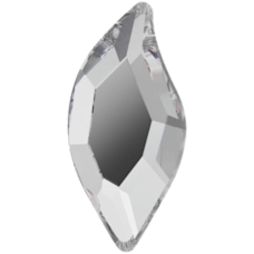 2797 Swarovski Diamond Leaf - Crystal Flatback - OceanNailSupply