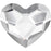2808 Swarovski Heart Crystal Flatback - OceanNailSupply