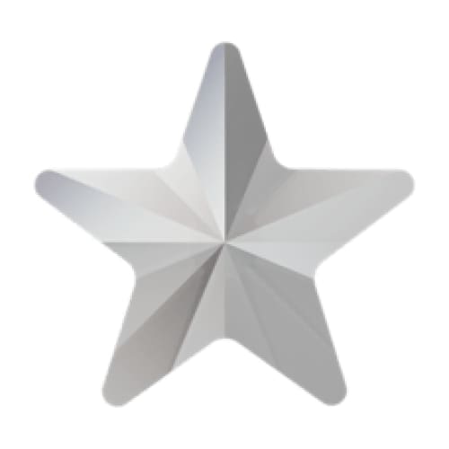 2816 Swarovski Star Crystal Unfoil - OceanNailSupply