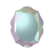 4142 Swarovski Baroque Mirror Flatback AB - OceanNailSupply
