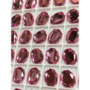 4142 Swarovski Baroque Mirror Rose 10 x 8 mm 3pcs - OceanNailSupply