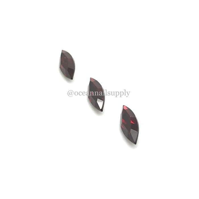 4200 Swarovsk Long Navette Fancy AB - OceanNailSupply