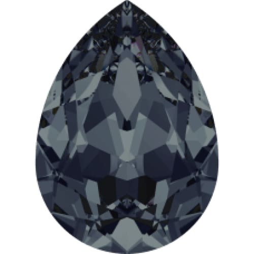 4320 Swarovski Pear Graphite Fancy - OceanNailSupply