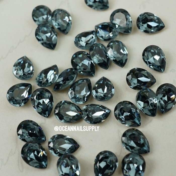 4320 Swarovski Pear Indian Sapphire Fancy - OceanNailSupply