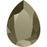 4320 Swarovski Pear Metallic Light Gold Fancy - OceanNailSupply
