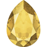 4320 Swarovski Pear Metallic Sunshine Fancy - OceanNailSupply