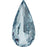 4322 Swarovski Long Pear Aquamarine - OceanNailSupply