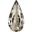 4322 Swarovski Long Pear Silver Shade Fancy - OceanNailSupply