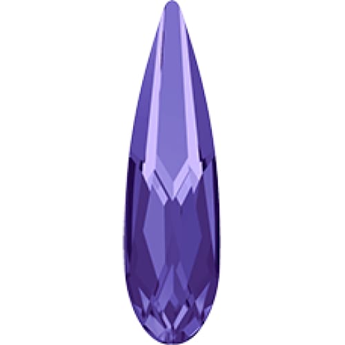 4331 Swarovski Raindrop Tanzanite Fancy - OceanNailSupply