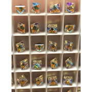 4418 Swarovski Pointy Pyramid Shimmer FS - OceanNailSupply