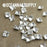4447 Swarovski Pointed Square Flatback Silver Night - OceanNailSupply
