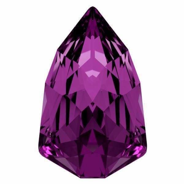 4704 Swarovski Slim Trilliant Amethyst Fancy - OceanNailSupply